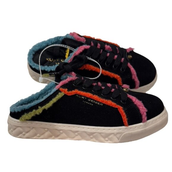 Kurt Geiger London 7.5 (38) Women’s Kensington Cupsole Mule Sneaker Black - Picture 6 of 13